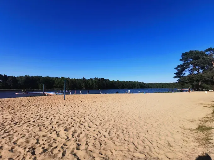 Plaża nad Zalewem Siczki